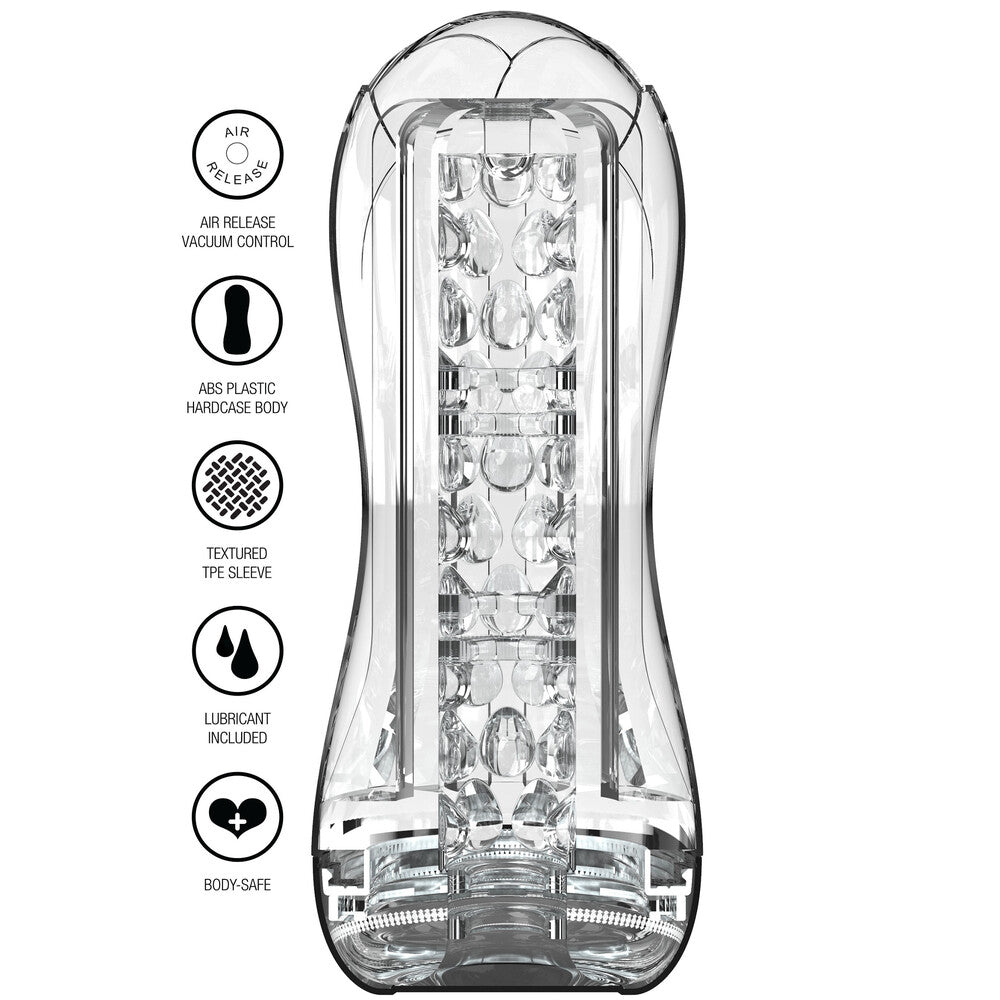 ToyJoy Hero Big Clear Blast – Vacuum Stroker > Sex Toys For Men > Masturbators > Vibrating