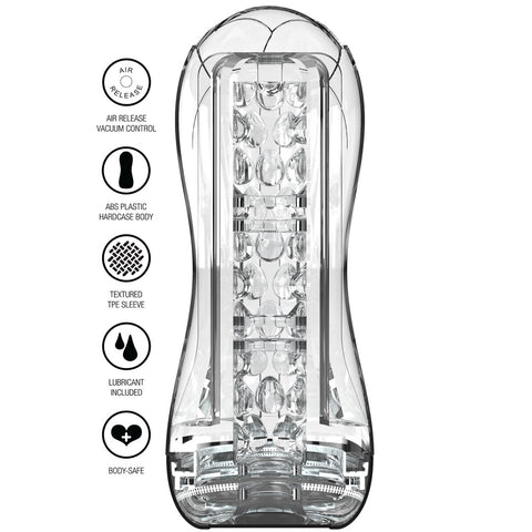 ToyJoy Hero Big Clear Blast – Vacuum Stroker > Sex Toys For Men > Masturbators > Vibrating