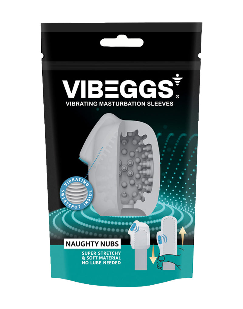 Vibeggs Naughty Nubs – Vibrating Masturbation Sleeve > Sex Toys For Men > Masturbators > Vibrating