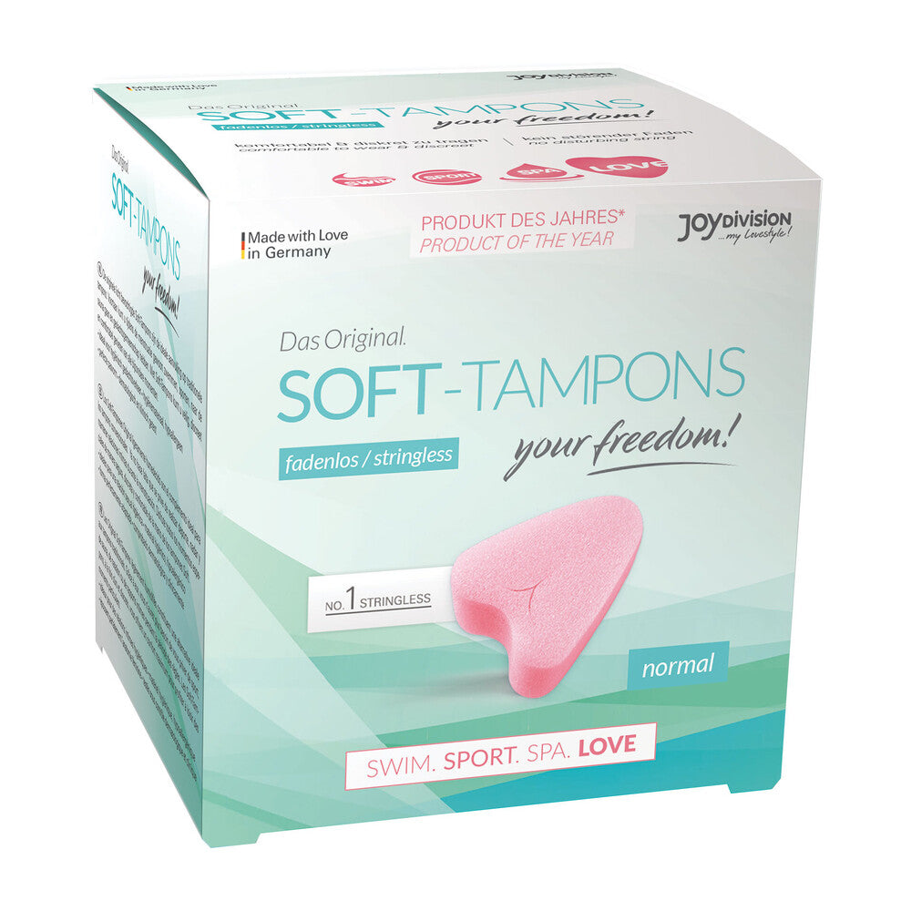Stringless Original Soft Tampons Normal 3 Pack Discreet Default Title Personal Care