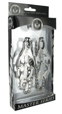 Sterling Monarch Nipple Vice BDSM Adult Sex Toy Silver Nipple Clamps
