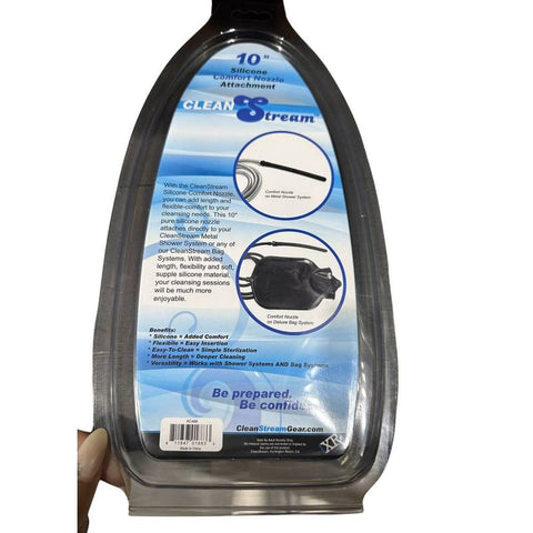 CleanStream Silicone Comfort Nozzle Attachment – Flexible Silicone Douche Nozzle > Essentials > Douches