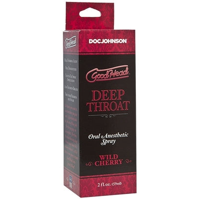 GoodHead Deep Throat Spray 59ml - Wild Cherry Flavor > Lube > Oral Gels & Sprays