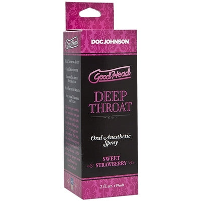 GoodHead Deep Throat Spray 59ml - Sweet Strawberry Flavor Default Title > Lube > Oral Gels & Sprays