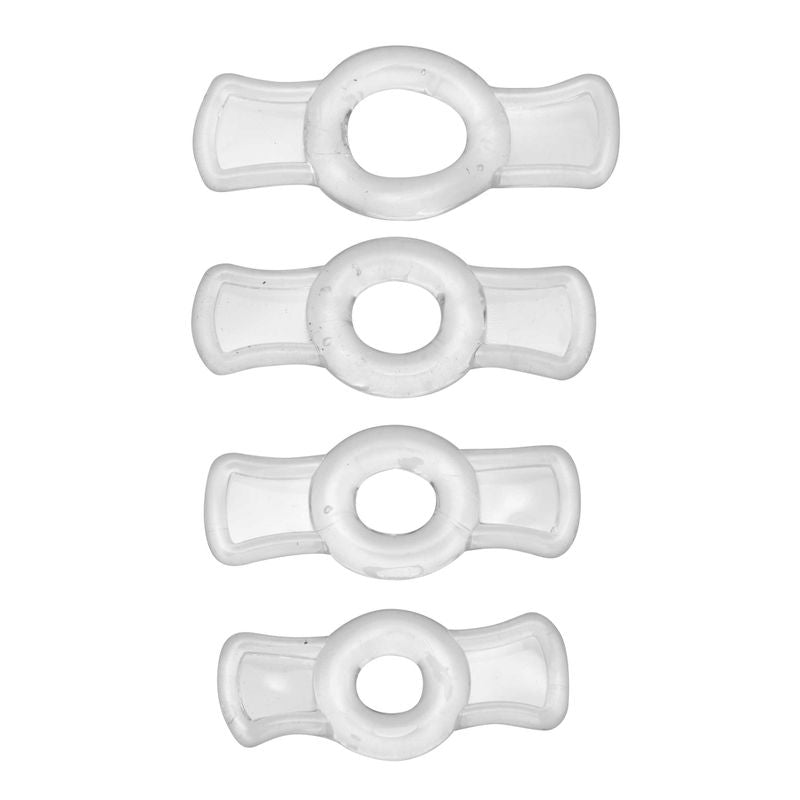 Size Matters Endurance Penis Ring Set With Four Sizes COCK RING Set