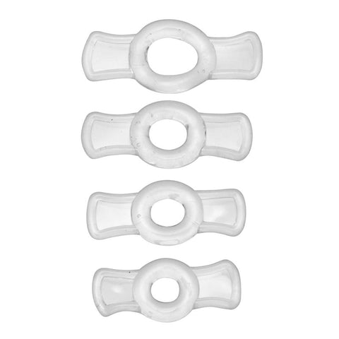 Size Matters Endurance Penis Ring Set With Four Sizes COCK RING Set