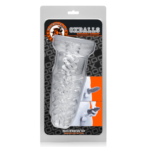 OxBalls Screwd Super Squishy Corkscrew Jackoff > Sex Toys For Men > Masturbators