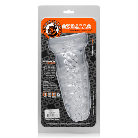 OxBalls Screwd Super Squishy Corkscrew Jackoff > Sex Toys For Men > Masturbators
