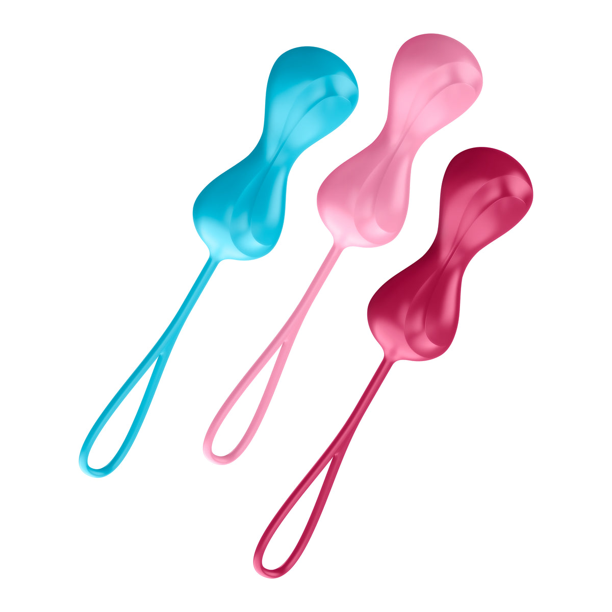 Satisfyer Set of 3 Silicone Orgasm Balls with Moving Inner Balls – Silicone Orgasm Balls Multi > Sex Toys For Ladies > Kegel Exercise