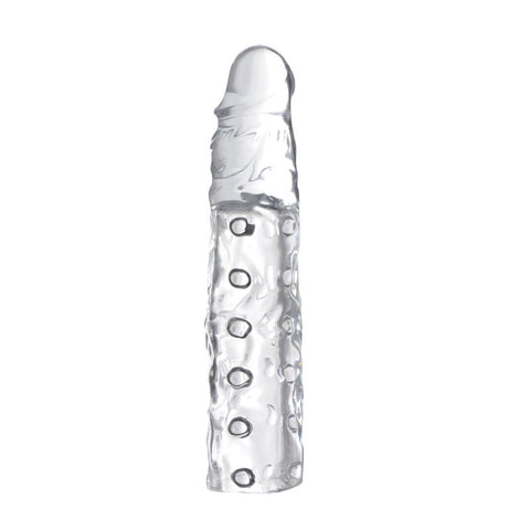 3in Clear Penis Enhancer Sleeve for Extra Length and Girth SLEEVES