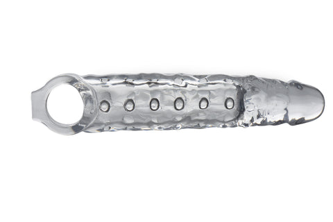 3in Extender Sleeve Clear for Enhanced Pleasure and Size Clear SLEEVES