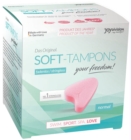 Stringless Original Soft Tampons Normal 3 Pieces – Comfortable Skin-Friendly Tampons Default Title > Relaxation Zone > Personal Hygiene