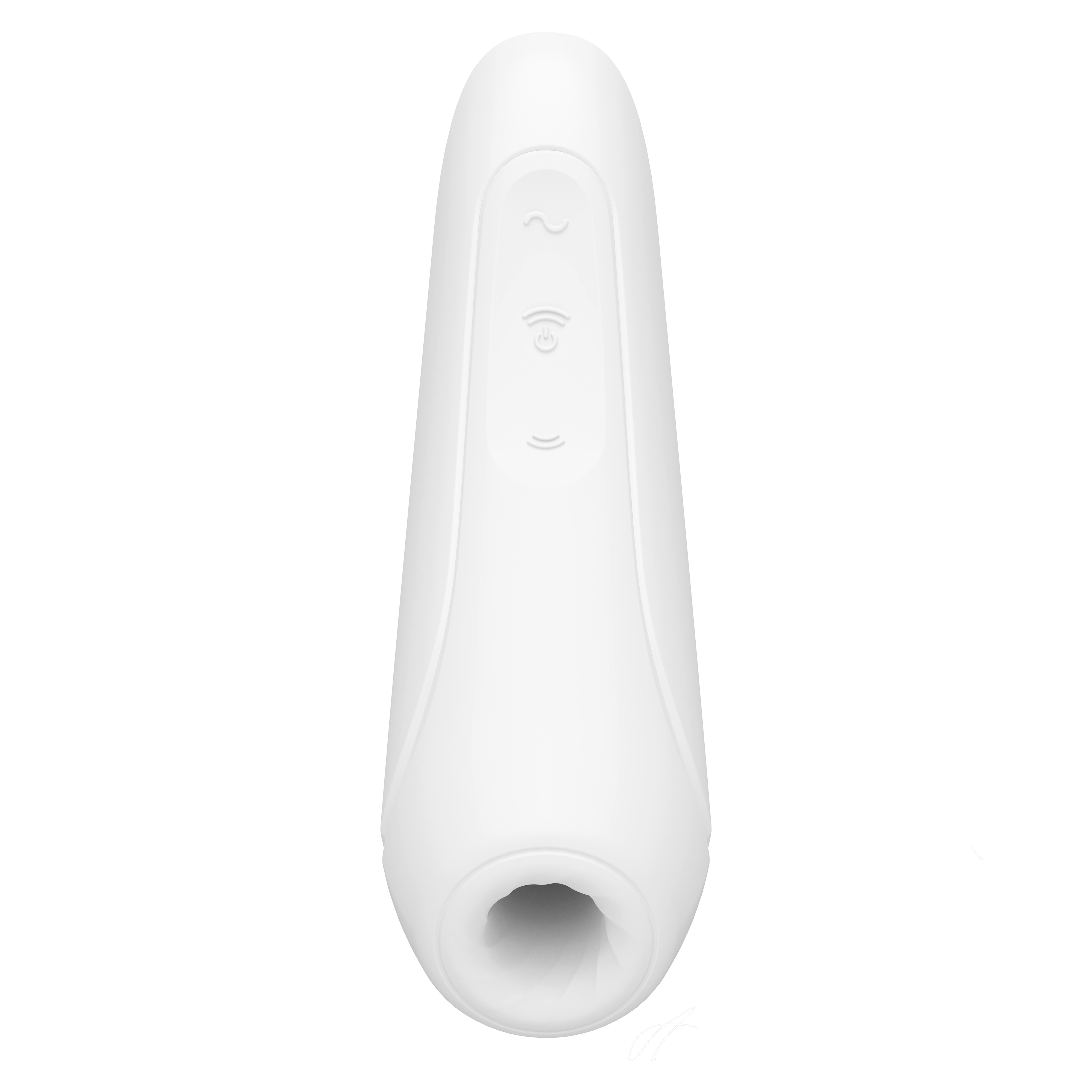Satisfyer Curvy1+ Clitoral Stimulator – Rechargeable Silicone Pleasure Device White > Sex Toys For Ladies > Air Pulsation Main image