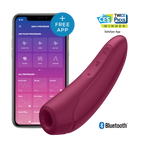Satisfyer Curvy 1 Plus – App Enabled Clitoral Stimulator with Air-Pulse and Vibration Functions > Sex Toys For Ladies > Air Pulsation