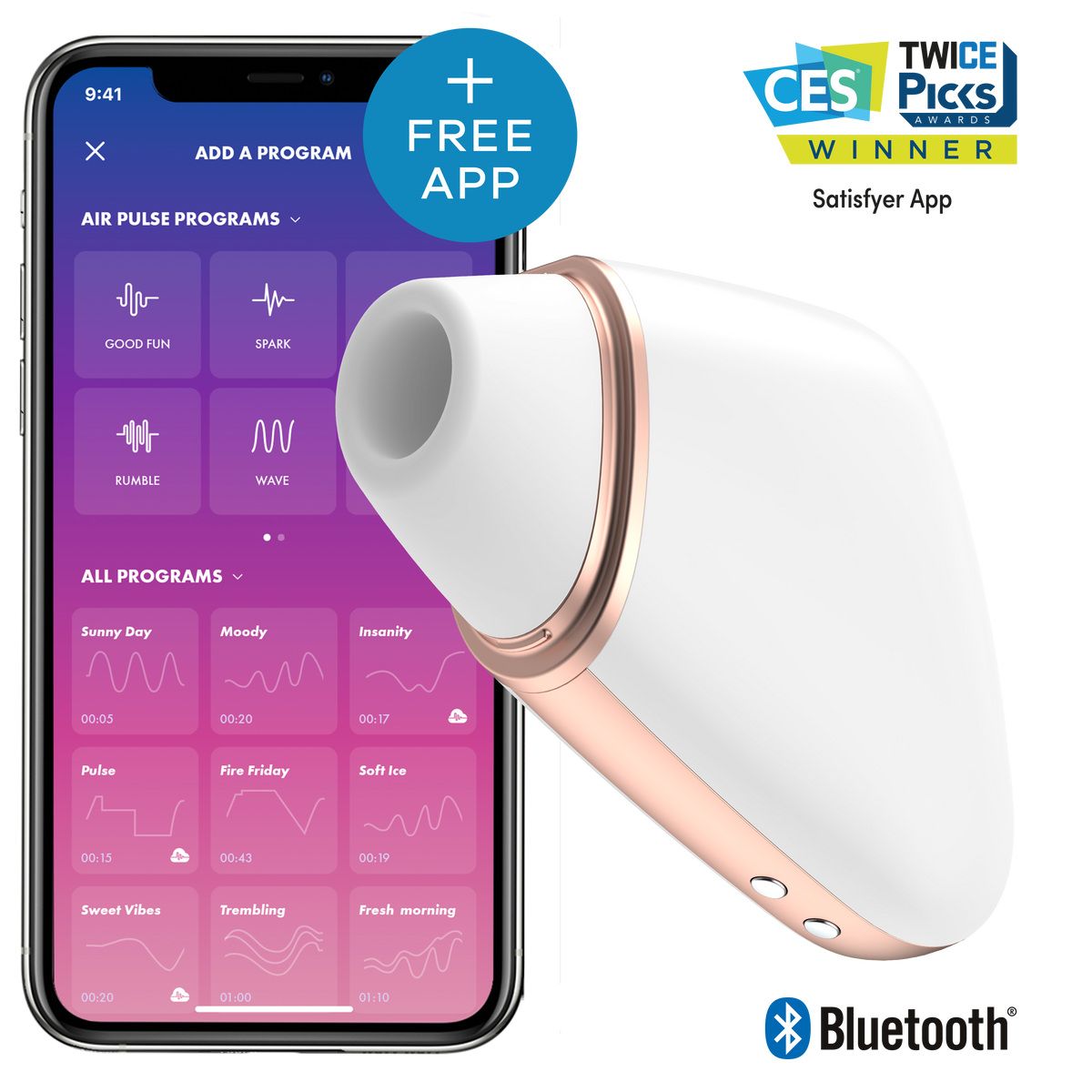Satisfyer Love Triangle – Compact Pleasure Device > Sex Toys For Ladies > Air Pulsation