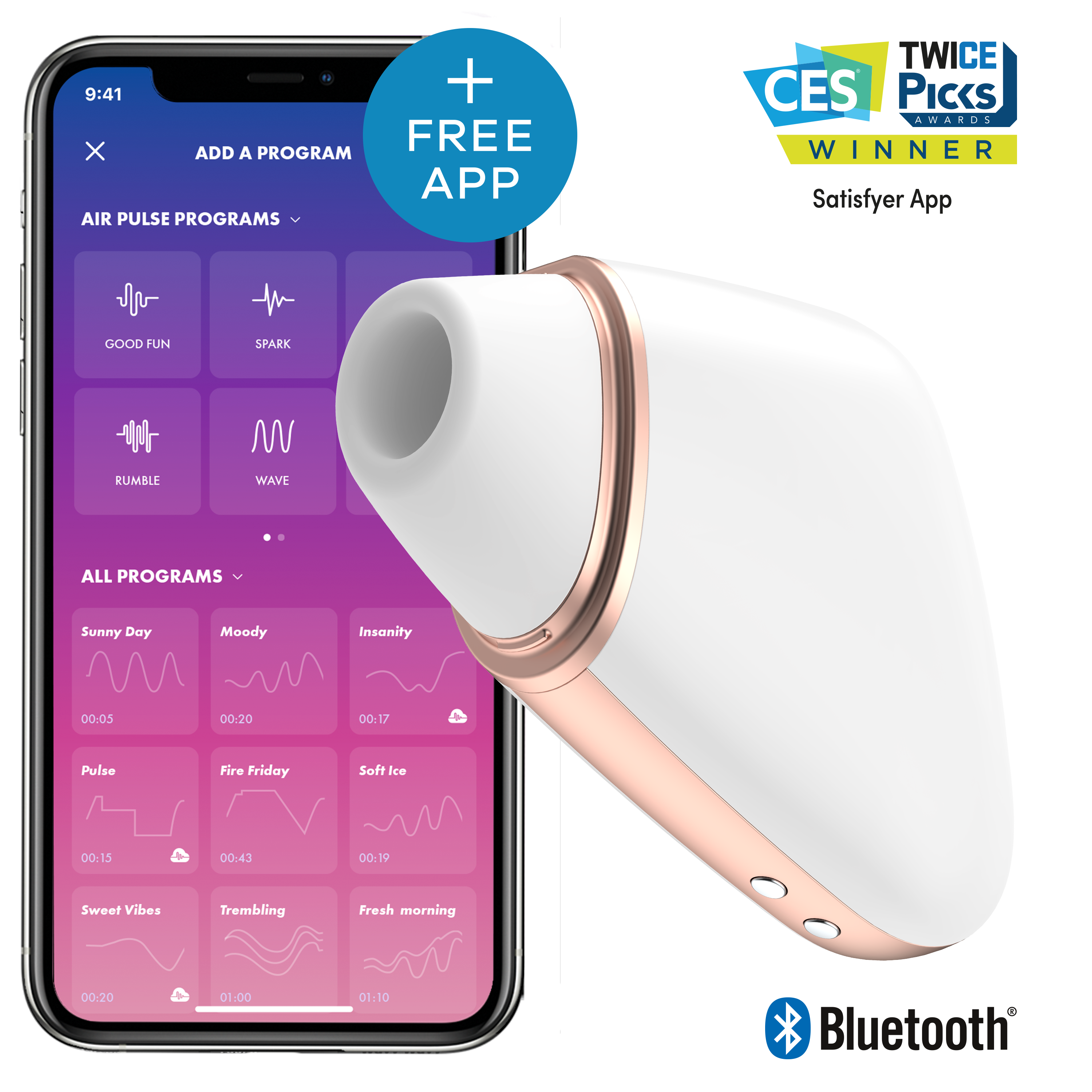Satisfyer Love Triangle – Compact Pleasure Device > Sex Toys For Ladies > Air Pulsation