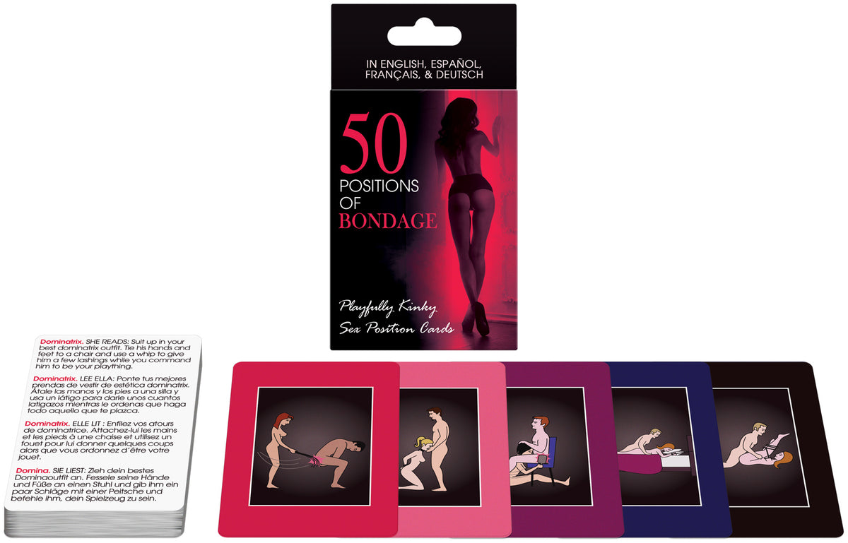 50 Positions of Bondage Cards – Adult Game Cards for Intimate Exploration > Novelties > Card Games