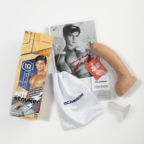 Jeff Stryker Realistic Cock Vanilla 10 Inch Pleasure Toy Dongs Celebrity