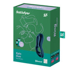 Satisfyer Epic Duo Bluetooth App-Controlled Rechargeable Vibrating Cock Ring > Sex Toys > Remote Control Toys