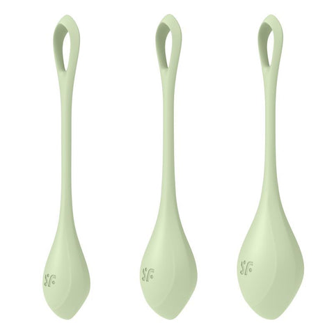 Satisfyer Yoni Power Balls 2 – Body-Safe Silicone 3 Sizes Pelvic Floor Exerciser Set > Sex Toys For Ladies > Kegel Exercise