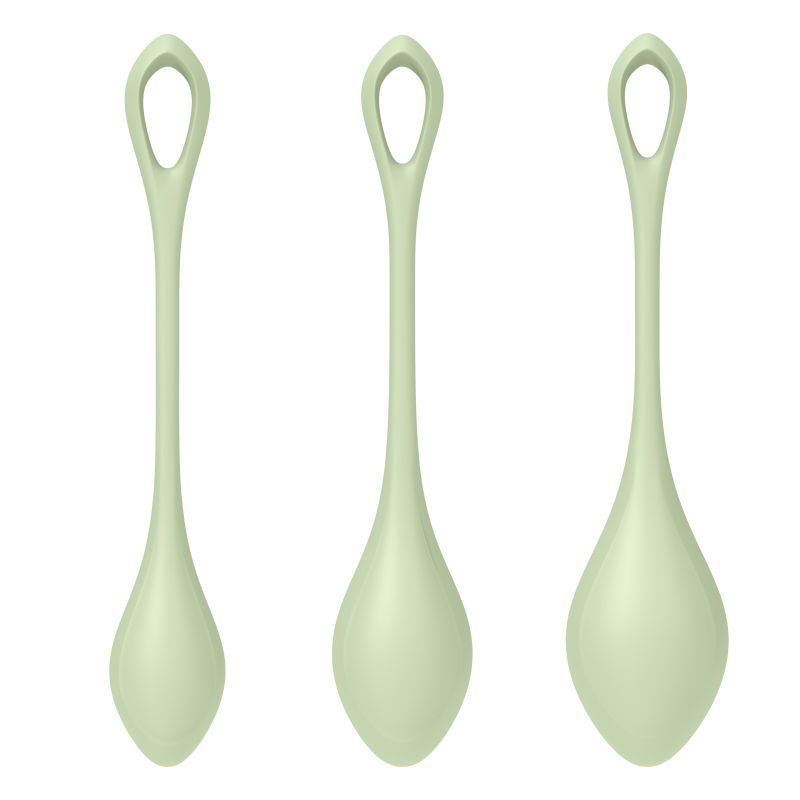 Satisfyer Yoni Power Balls 2 – Body-Safe Silicone 3 Sizes Pelvic Floor Exerciser Set > Sex Toys For Ladies > Kegel Exercise