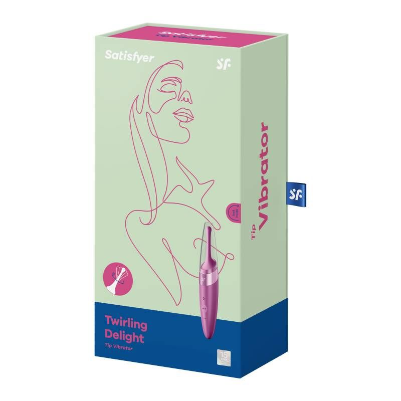 Satisfyer Twirling Delight Tip Stimulator – Precision Tip Luxury Stimulator > Vibrators > Ladies > Clitoral Vibrators and Stimulators