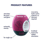 Satisfyer Masturbator Egg Bubble Hydro-Active Texture Compact Pleasure Device > Sex Toys For Men > Masturbators Cup