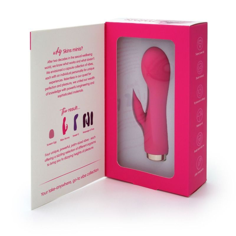 Skins Minis The Bijou Bunny 4 Inch Mini Vibrator > Vibrators > Ladies > Rabbit