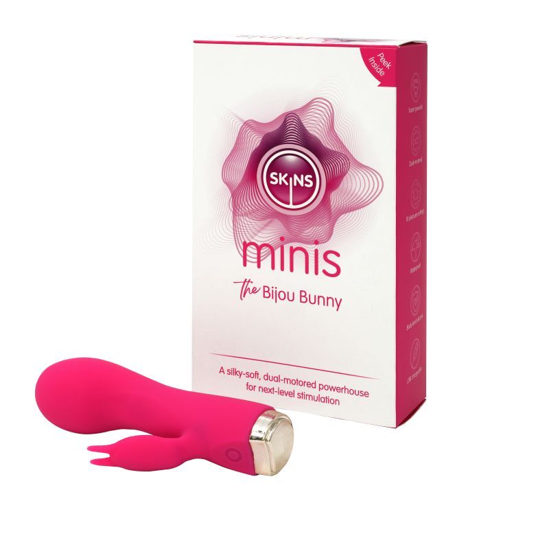 Skins Minis The Bijou Bunny 4 Inch Mini Vibrator > Vibrators > Ladies > Rabbit