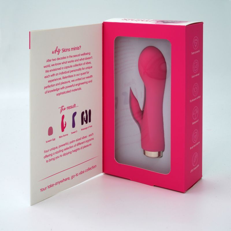 Skins Minis The Bijou Bunny 4 Inch Mini Vibrator > Vibrators > Ladies > Rabbit