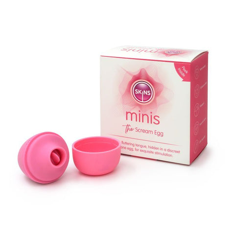 Skins Minis The Scream Egg Compact Rechargeable Vibrating Toy > Sex Toys For Ladies > Vibrating Eggs
