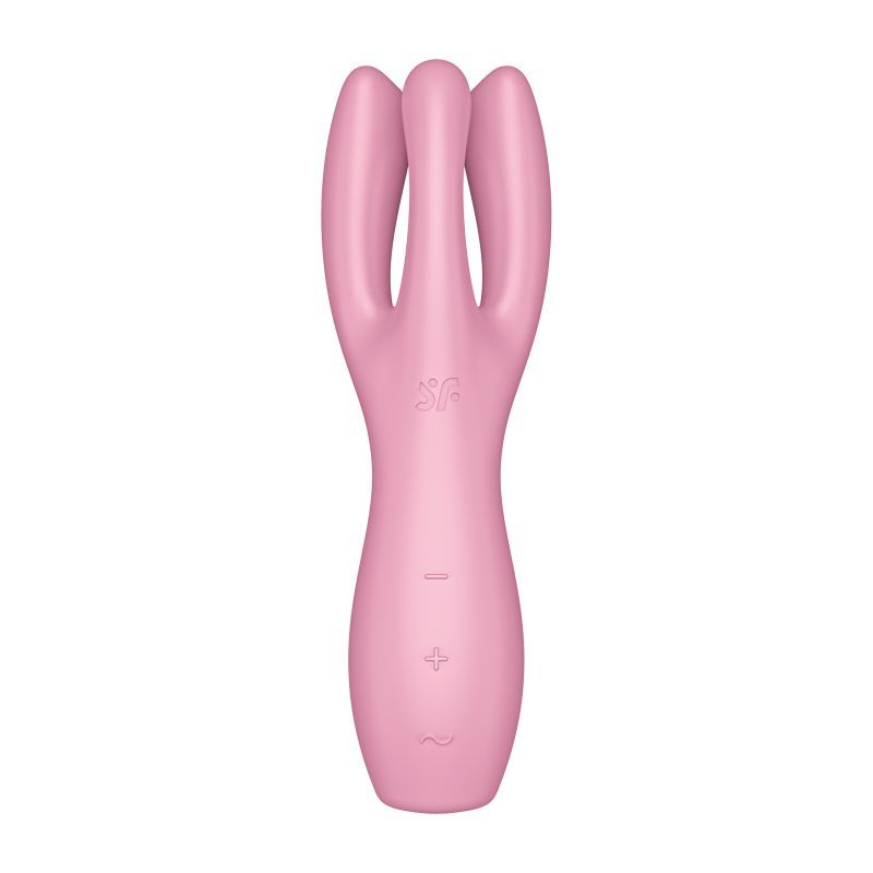 Satisfyer Threesome 3 Lay-On Vibrator 8.5 Inches Vibrator Pink > Vibrators > Vibrating Pads