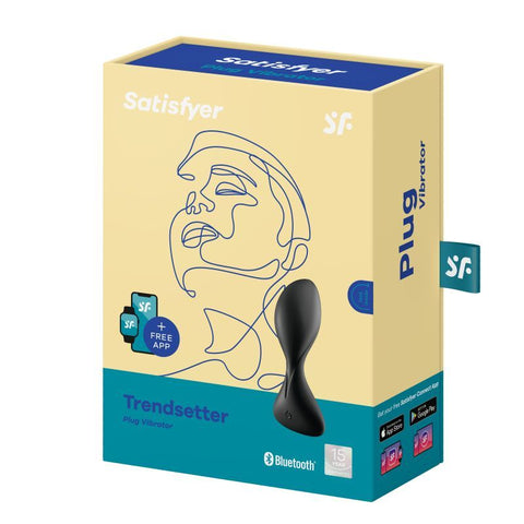 Satisfyer Trendsetter Connect App-Controlled Rechargeable Vibrating Anal Plug > Anal Range > Vibrating Butt Plugs