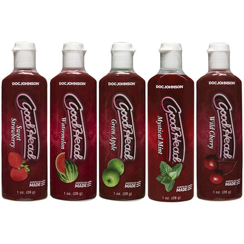 Goodhead Oral Delight Gel 1 Ounce 5 Pack 28g ea > Lube > Oral Gels & Sprays