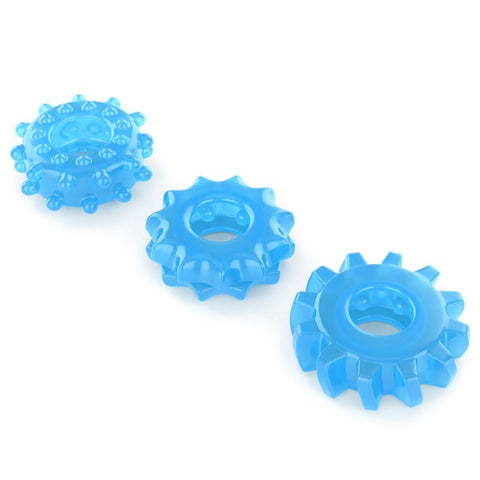 Lovetoy Glow In The Dark Lumino Cock Rings Set Of 3 COCK RING Set