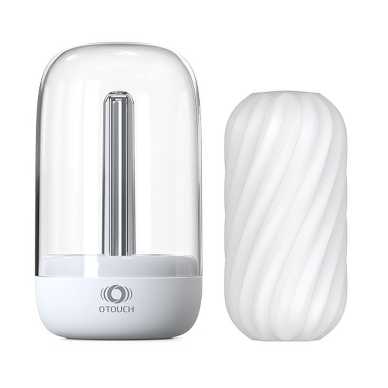 Decor 2 Masturbator Sleeve with UV Sterilization and Heating Unit Clear > Sex Toys For Men > Masturbators > Vibrating