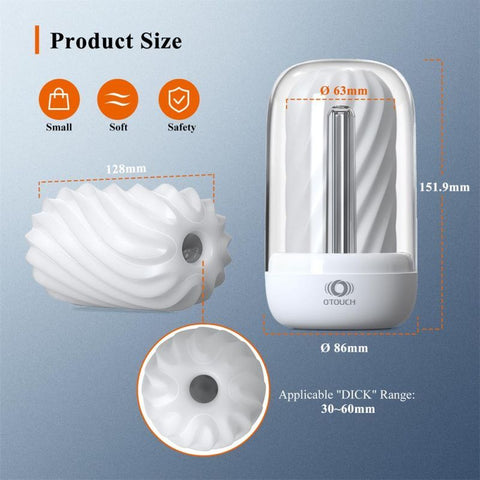 Decor 2 Masturbator Sleeve with UV Sterilization and Heating Unit > Sex Toys For Men > Masturbators > Vibrating