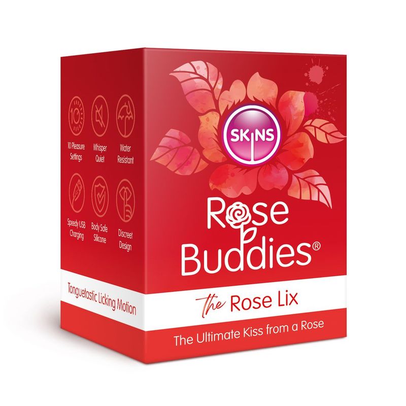 Skins Rose Buddies The Rose Flix (Red) Clitoral Massager > Sex Toys For Ladies > Rose Stimulators