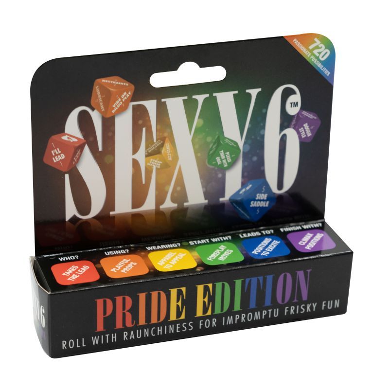 Sexy 6 Pride Edition Dice Set – Vibrant Rainbow Intimate Dice Set > Novelties > Games