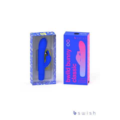 bswish Bwild Classic Bunny Blue VIBRATORS-RABBIT