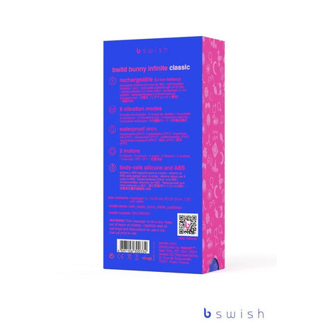 bswish Bwild Classic Bunny Blue VIBRATORS-RABBIT