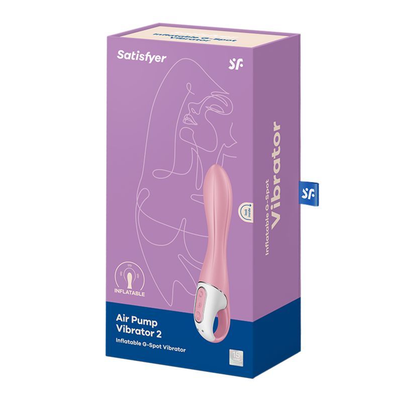 Satisfyer Air Pump Vibrator 2 – Inflatable Shaft Rechargeable Vibrator > Vibrators > Standard Vibrators