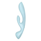 Satisfyer Triple Oh 24cm Dual Stimulation Rabbit Vibrator | 12 Modes > Vibrators > Ladies > Rabbit