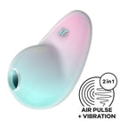 Satisfyer Pixie Dust Double Air Pulse Rechargeable Vibrator > Sex Toys For Ladies > Air Pulsation