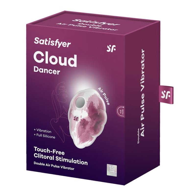 Satisfyer Cloud Dancer Compact Silicone Vibrator > Sex Toys For Ladies > Air Pulsation