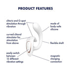 Satisfyer G for Goddess 1 Rabbit Vibrator 185mm > Vibrators > Ladies > Rabbit Multi