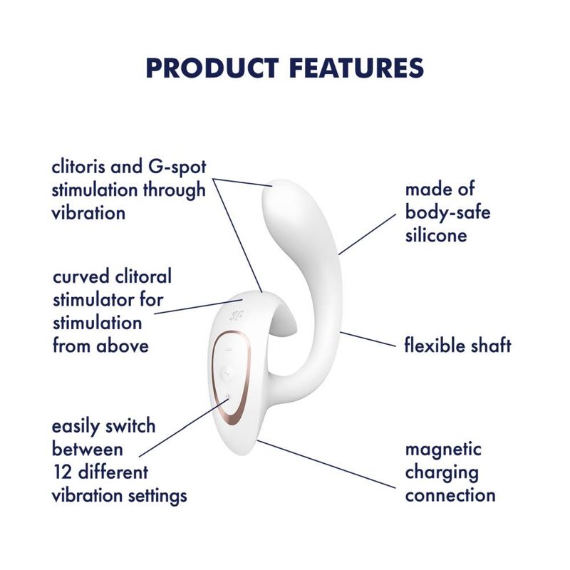 Satisfyer G for Goddess 1 Rabbit Vibrator 185mm > Vibrators > Ladies > Rabbit Multi