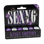 Sexy 6 Dice Kinky Edition – Adult Game > Novelties > Games