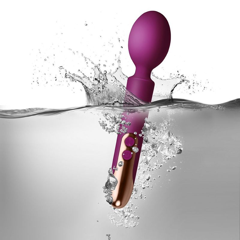 Oriel Rechargeable Fuchsia Wand Massager - Compact and Stylish Design Electric Massager