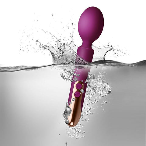 Oriel Rechargeable Fuchsia Wand Massager - Compact and Stylish Design Electric Massager